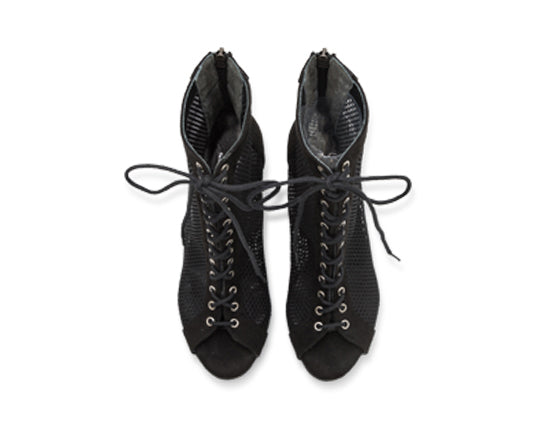 Chaussures de danse de danse Halley Heels en noir