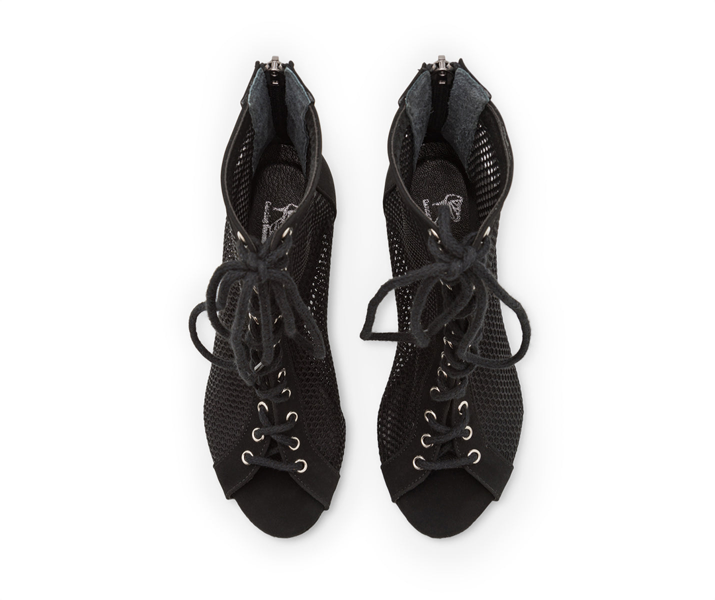 Chaussures de danse de danse Halley Heels en noir