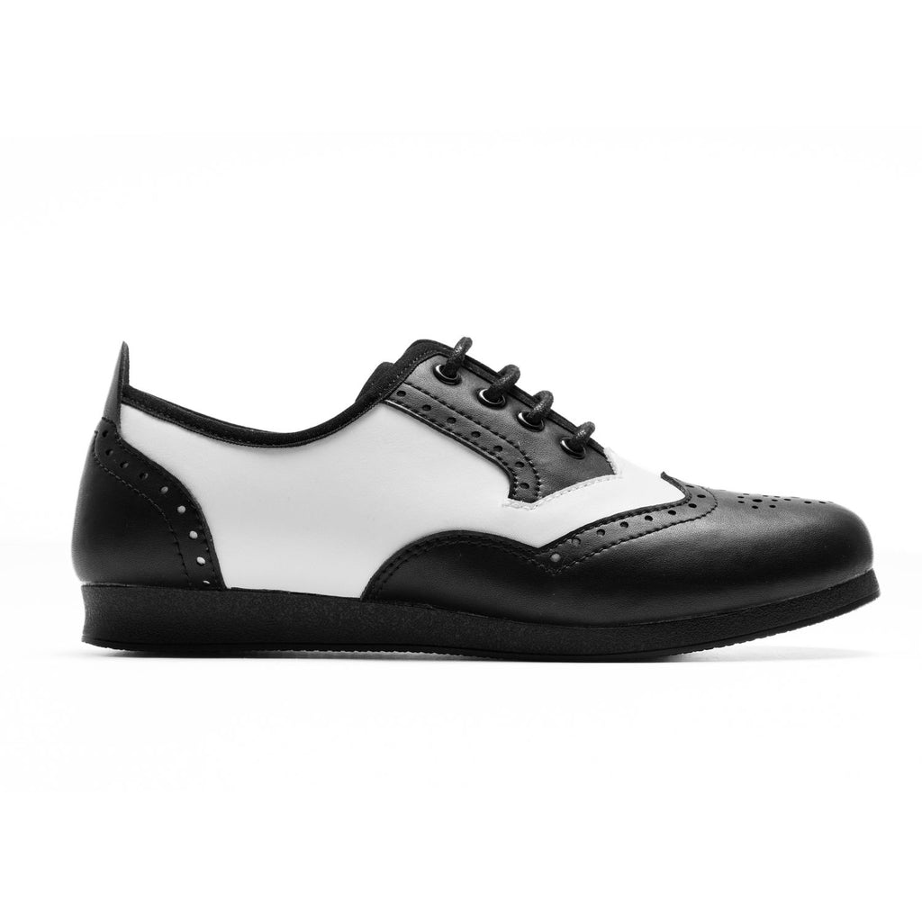1611 zapatos de baile sammy en blanco y negro