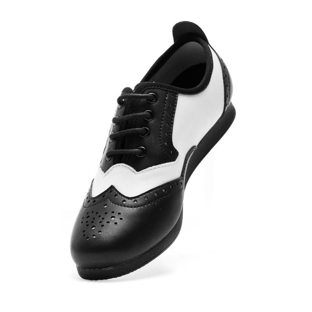 1611 zapatos de baile sammy en blanco y negro