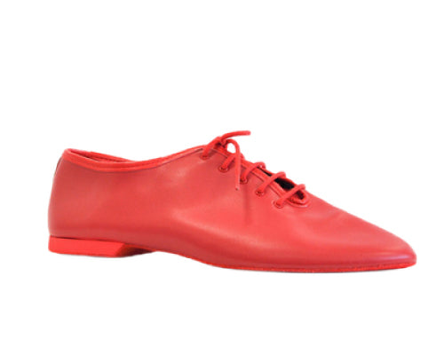 550 zapatos de baile de cuero en rojo