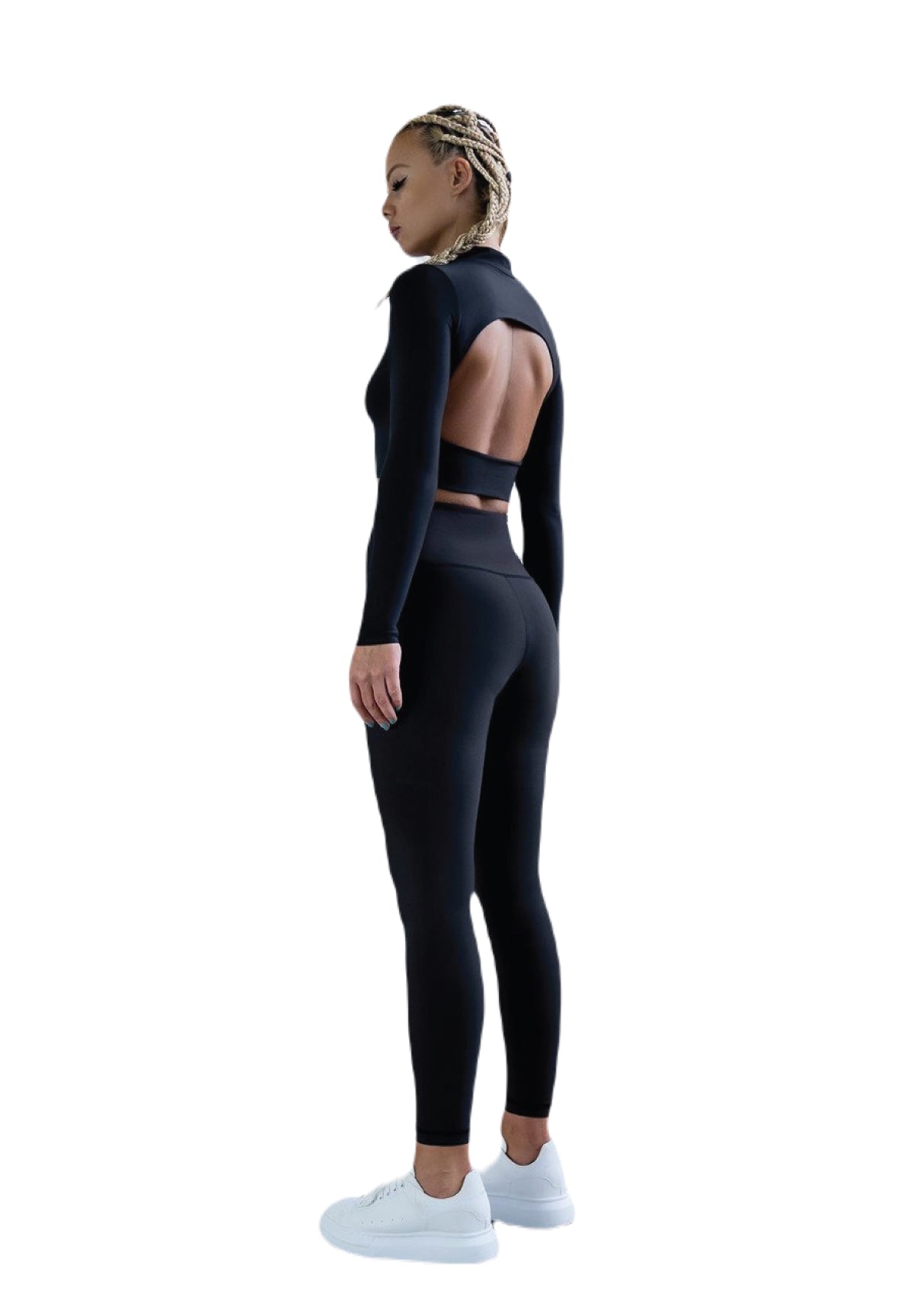 250 leggings in vita extra alta in nero