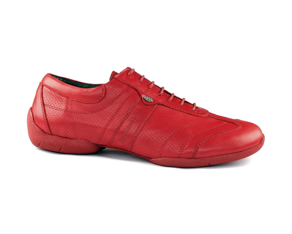 PD Pietro Street Dance Shoes en cuero rojo