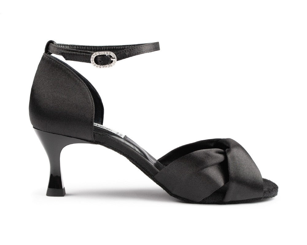 Zapatos de baile PD509 en satén negro