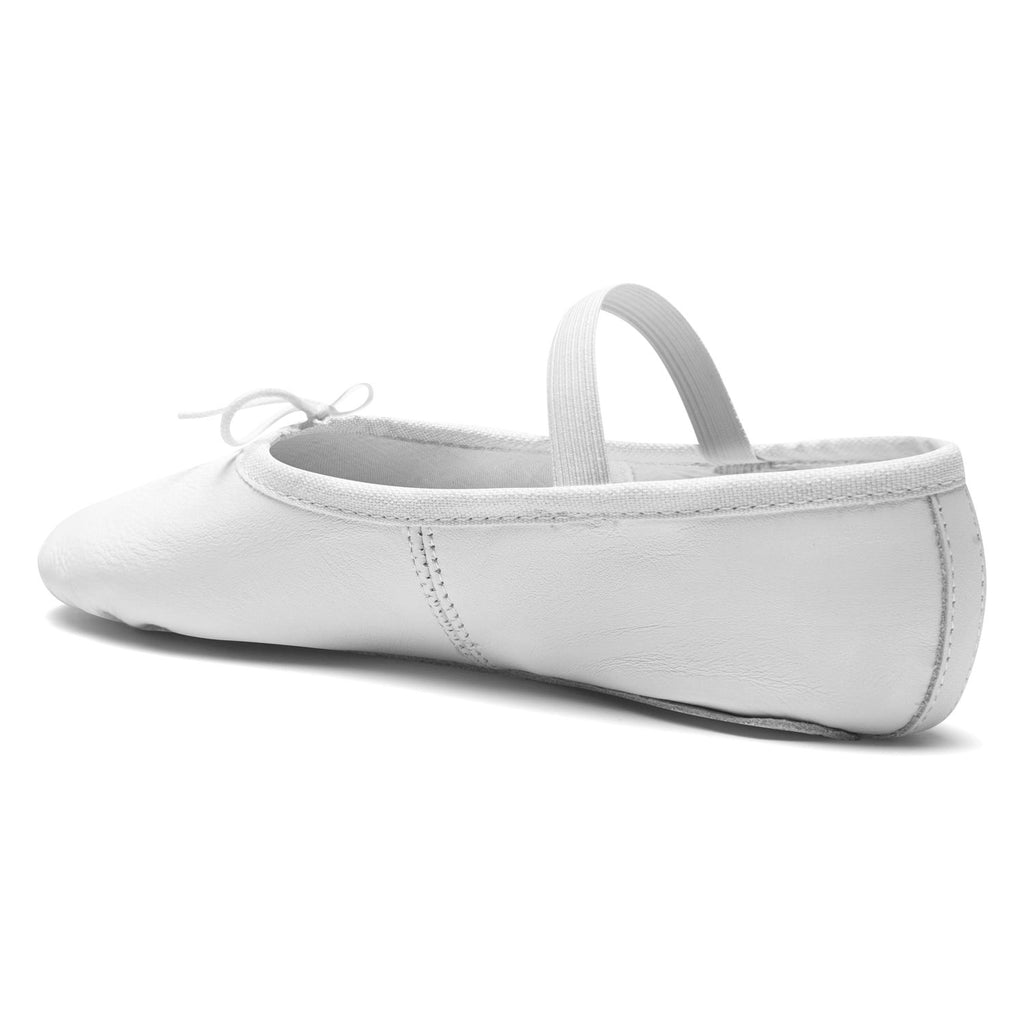 1003 ballet slippers leather in white